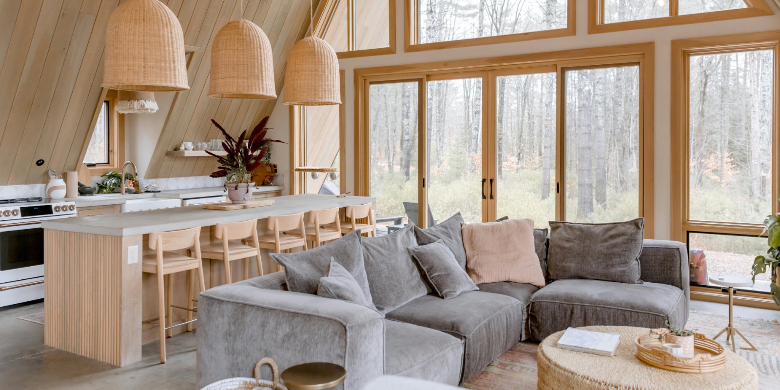 Floor plan showing zones for multi-generational living