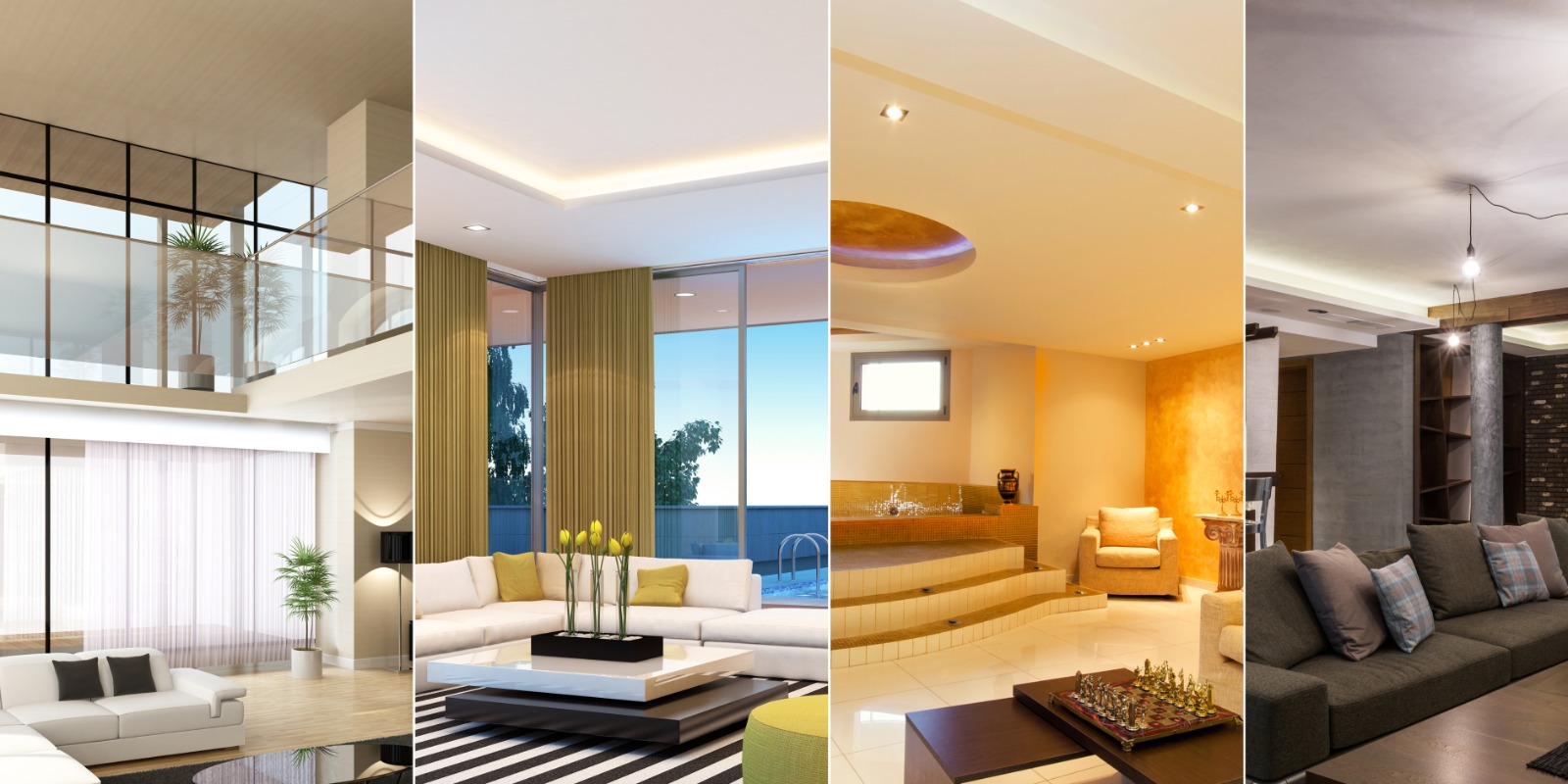 Grand villa entrance with French chandelier and arched ceiling