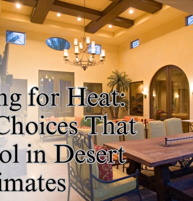 Minimal French-inspired living room with light furniture, marble floors, and airy curtains — designed for heat control in desert climate